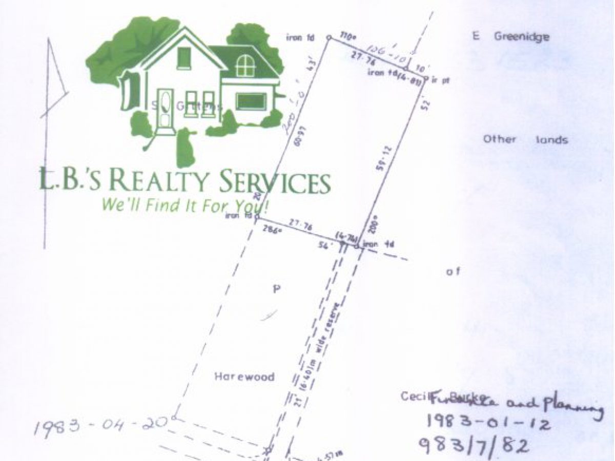 Lashley’s Land, Harmony Lodge L.B.'s Realty Services